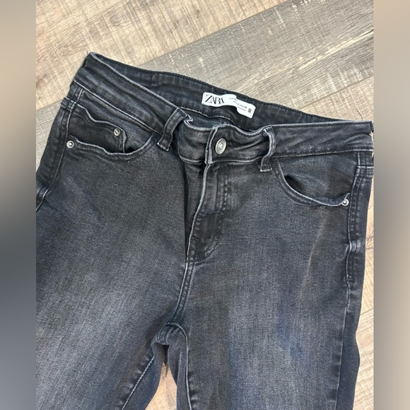 Zara Jeans - Z1976 mid rise jean with raw hem - Picture 4 of 6
